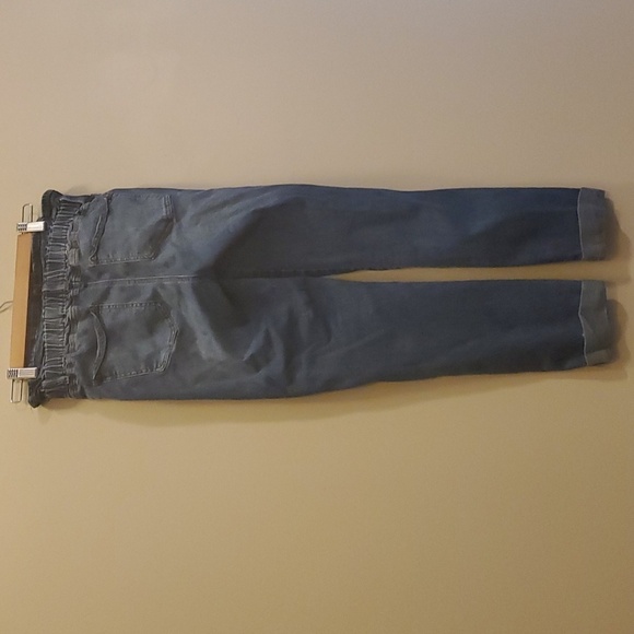 Almost Famous Denim size small S unique cuffed high rise skinny jeans - Picture 9 of 16